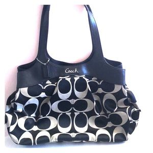 Classy black Coach purse